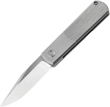 Boker BRLW Framelock Gray Titanium Folding MagnaCut Clip Pt Pocket Knife 112630