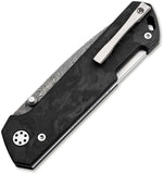 Boker Annual Damast Lockback 2026 LTE Carbon Fiber Folding Damascus Pocket Knife 1132026DAM