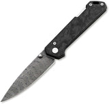 Boker Annual Damast Lockback 2026 LTE Carbon Fiber Folding Damascus Pocket Knife 1132026DAM