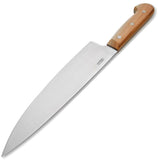 Boker Cottage Craft Chef's Plumwood Carbon Steel Fixed Blade Kitchen Knife 130495