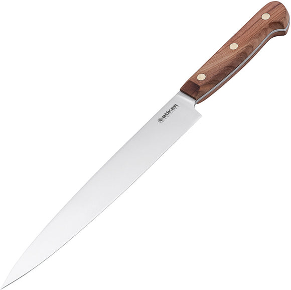 Boker Cottage Craft Carving Plumwood Carbon Steel Fixed Blade Kitchen Knife 130498
