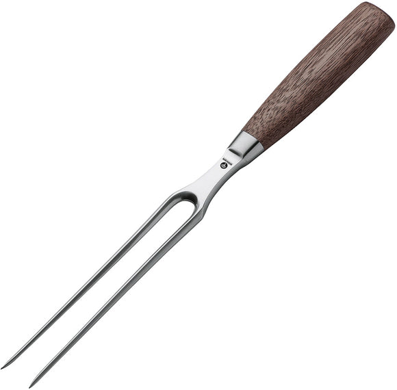 Boker Core Walnut Wood X50CrMoV15 Stainless Kitchen Meat Fork 130770