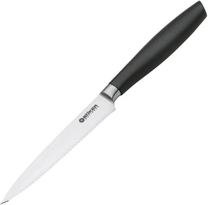 Boker Core Pro Tomato Black X50CrMoV15 Serrated Fixed Blade Kitchen Knife 130845