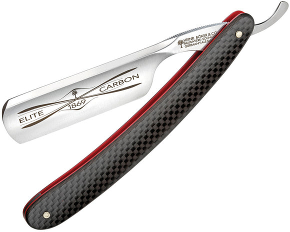 Boker Elite 3.0 Straight Razor Carbon Fiber Folding Carbon Steel Pocket Knife 140544