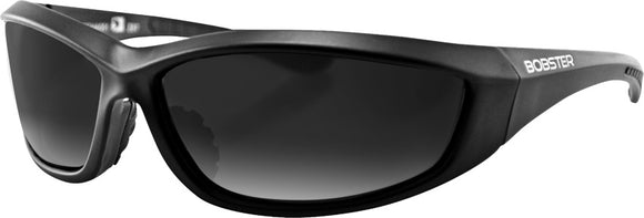 Bobster Men's Charger Black Sunglasses 100% UV Protection w/ Storage Bag 03900