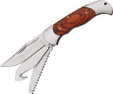Boker Magnum Classic Hunter Red Pakkawood Handle Folding Blades Knife - M01MB136