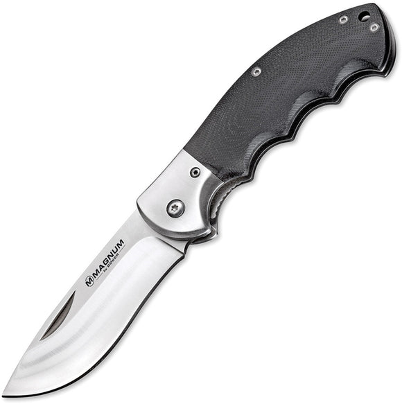 Boker Magnum NW Skinner Wide Belly Black G10 Folding Pocket Knife - M01RY526