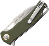 Boker Magnum Skeksis Linerlock Green G10 Folding 440 Stainless Pocket Knife M01SC008