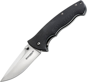 Boker Magnum Tango Foxtrot Linerlock Stainless Blade Black Folding Knife - M01SC030