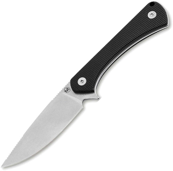 Boker Magnum Brasa Black G10 440C Stainless Fixed Blade Knife w/ Sheath M02BM0002