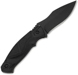 Boker Plus Advance Pro Black Synthetic D2 Steel Fixed Blade Knife w/ Sheath M02BP0016
