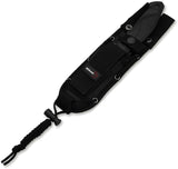 Boker Plus Advance Pro Black Synthetic D2 Steel Fixed Blade Knife w/ Sheath M02BP0016