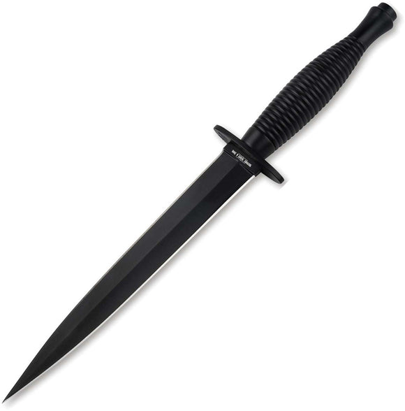 Boker Magnum History Knife & Tool Commando Dagger Black Aluminum Fixed Blade Knife M02HY002