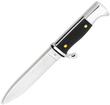 Boker Magnum History Knife & Tool German Scout Black 440A Fixed Blade Knife M02HY004