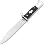Boker Magnum History Knife & Tool German Scout Black 440A Fixed Blade Knife M02HY004