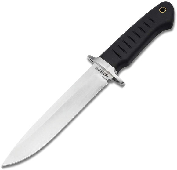 Boker Magnum Sledgedog Black TPR 440 Stainless Fixed Blade Knife w/ Sheath M02RY004