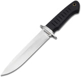 Boker Magnum Sledgedog Black TPR 440 Stainless Fixed Blade Knife w/ Sheath M02RY004