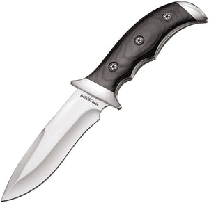 Boker 9" Magnum Capital Fixed Blade Full Tang Black Micarta Handle Knife - M02RY336