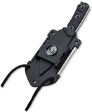 Boker Magnum Survival Neckup Black G10 440A Stainless Fixed Blade Knife w/ Sheath M02RY337