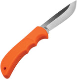 Boker Magnum HL Drop Point Orange TPR 440C Stainless Fixed Blade Knife w/ Sheath M02RY800