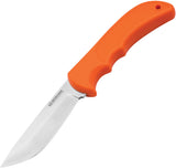 Boker Magnum HL Drop Point Orange TPR 440C Stainless Fixed Blade Knife w/ Sheath M02RY800