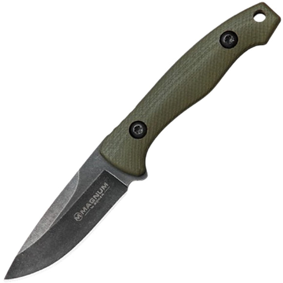 Boker Lil Friend OD Green G10 440A Stainless Drop Pt Fixed Blade Neck Knife M02RY867CXX