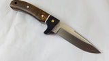 Boker 8.75" Magnum Elk Hunter Fixed Blade NWTF Drop Pt Blade Wood Knife 683NWTF