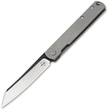 Boker Plus Zenshin Framelock Stonewash Folding 440 Stainless Pocket Knife P01BO368