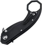 Boker Plus HEL Karambit Linerlock Black G10 Folding 154CM Pocket Knife P01BO515