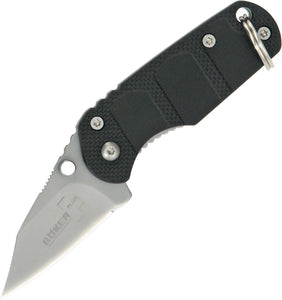 Boker Plus Black CLB Keycom Ring Chad Los Banos Framelock Folding Knife - P01BO530