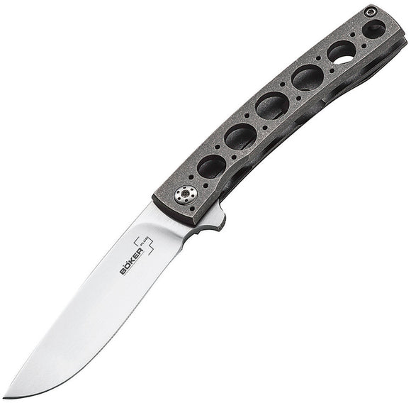 Boker Plus FR Mini Stainless VG-10 Folding Blade Titanium Handle Knife P01BO748