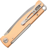 Boker Plus Atlas Slip Joint Copper Folding 12C27 Sandvik Pocket Knife P01BO852