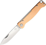 Boker Plus Atlas Slip Joint Copper Folding 12C27 Sandvik Pocket Knife P01BO852