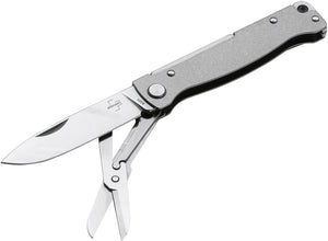 Boker Plus Atlas Slip Joint Stainless Folding 12C27 Multi-Tool Pocket Knife P01BO857