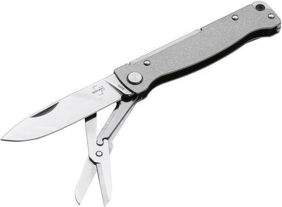 Boker Plus Atlas Slip Joint Stainless Folding 12C27 Multi-Tool Pocket Knife P01BO857