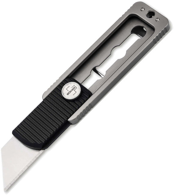 Boker Plus Cutweazle Slide Lock Manual OTF Black G10 & Stainless Pocket Knife P01BO915