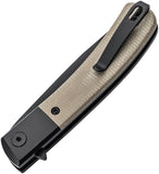 Boker Plus Modern Gentleman Linerlock Green Micarta Folding Nitro-V Pocket Knife P01BO931
