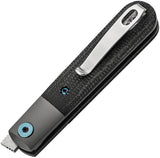 Boker Plus Modern Barlow Linerlock Black Micarta Folding Nitro-V Pocket Knife P01BO932