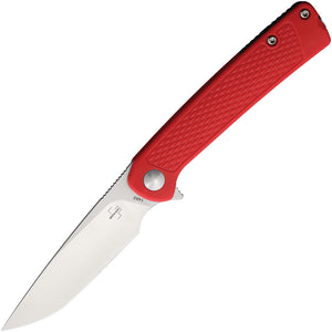 Boker Plus Fire Ant Red Folding 4116 Stainless Drop Pt Pocket Knife P01BP0008