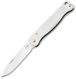 Boker Plus Atlas Mini Slip Joint Stonewash Folding 12C27 Sandvik Pocket Knife P01BP0024