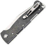 Boker Plus Atlas Big Lockback Black Stainless Folding 12C27 Clip Pt Pocket Knife P01BP0062