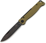 Boker Plus Atlas Slip Joint OD Green Stainless Folding 14C28N Sandvik Pocket Knife P01BP0063