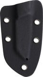 Boker Plus Ylvi Black G10 D2 Steel Sheepsfoot Fixed Blade Knife w/ Sheath P02BO038