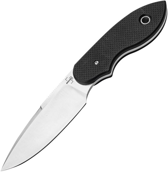 Boker Plus Trailmate Black G10 Nitro-V Fixed Blade Knife w/ Sheath P02BO097