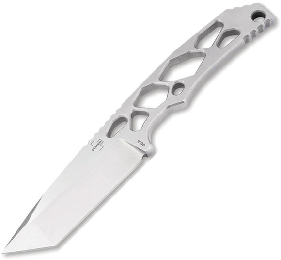 Boker Plus Superlight Skeletonized D2 Steel Tanto Fixed Blade Knife w/ Sheath P02BO099