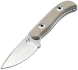 Boker Plus Dasos 2.0 Tan G10 D2 Steel Drop Pt Fixed Blade Knife w/ Sheath P02BO111
