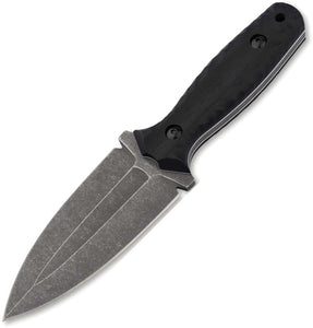 Boker Plus W1 Black G10 VG-10 Fixed Blade Dagger Knife w/ Sheath P02BO118