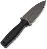 Boker Plus W1 Black G10 VG-10 Fixed Blade Dagger Knife w/ Sheath P02BO118