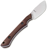 Boker Plus M.U.K. Brown Micarta 14C28N Sandvik Fixed Blade Knife w/ Sheath P02BO593