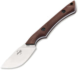 Boker Plus M.U.K. Brown Micarta 14C28N Sandvik Fixed Blade Knife w/ Sheath P02BO593